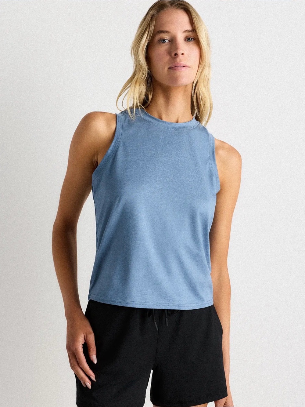 Quince Flowneck Breeze High Neck Tank